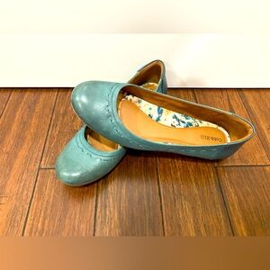 Cobb hill teal blue flats